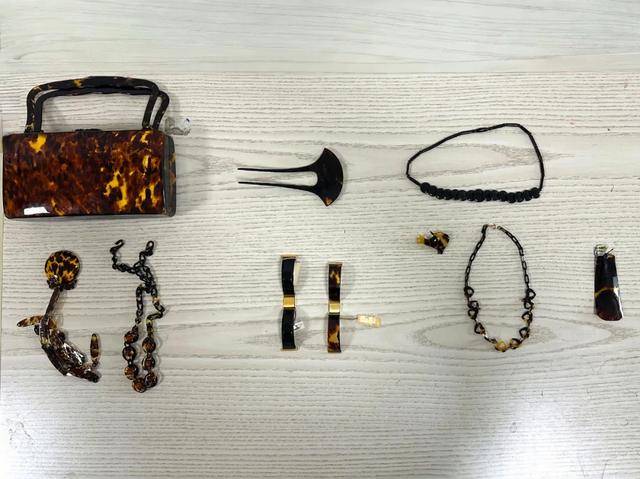 审美还是太超前了！杭州海关查获10件玳瑁制品